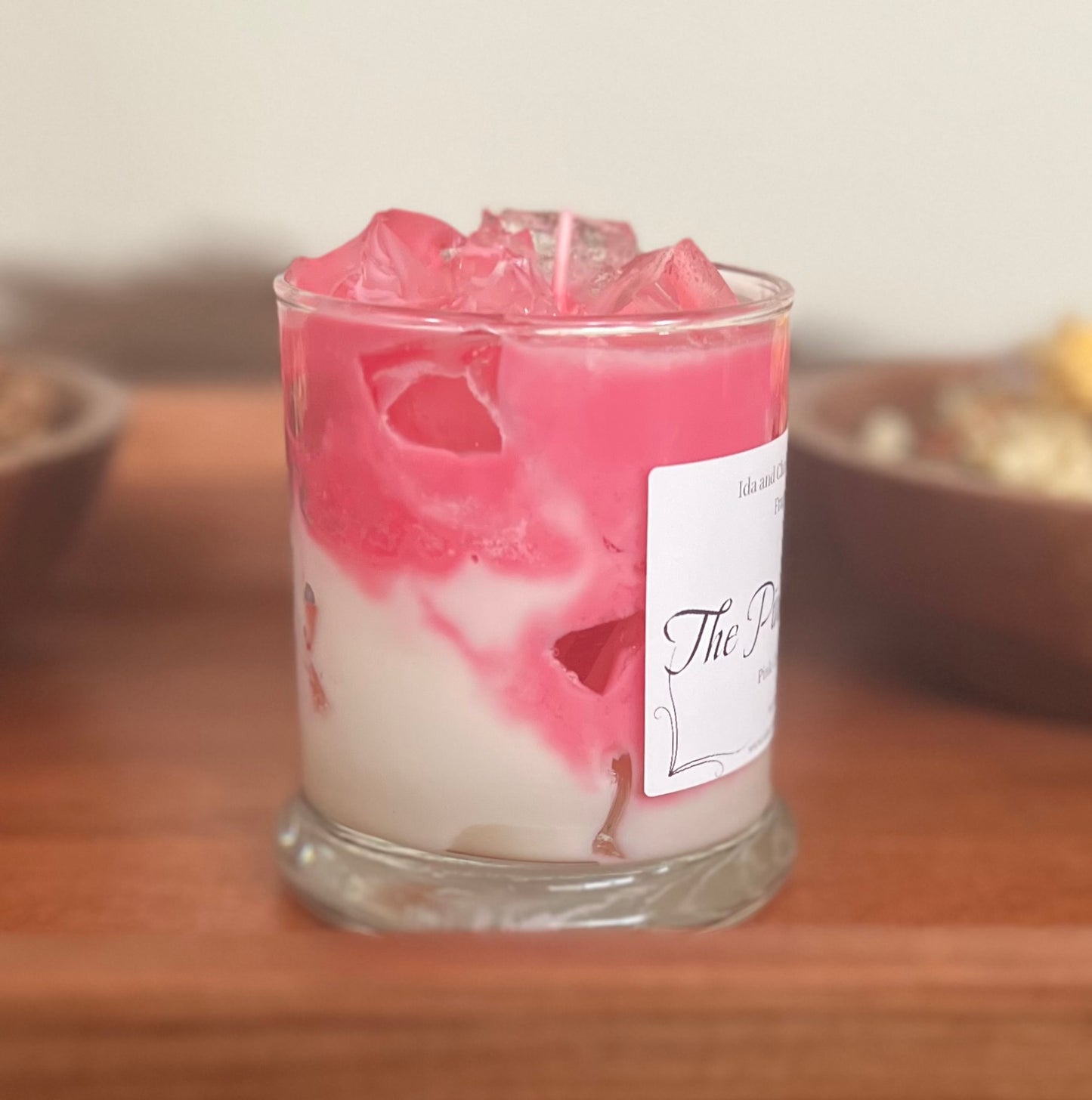 La bebida rosa